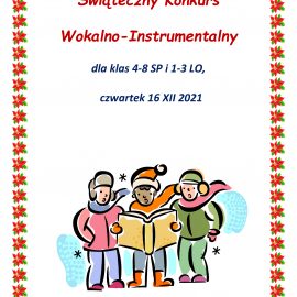 Świąteczny Konkurs Wokalno- Instrumentalny